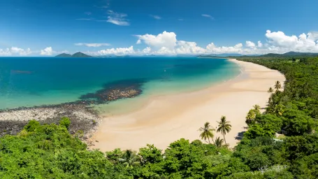 Image of coastline from viewpoint.